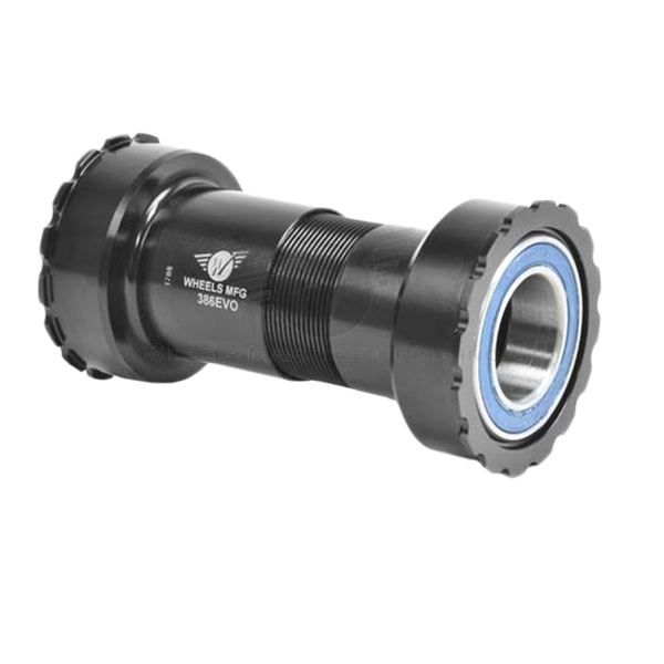 Wheels Mfg 386EVO Threaded BB, 24/22mm, Angular Contact - Black