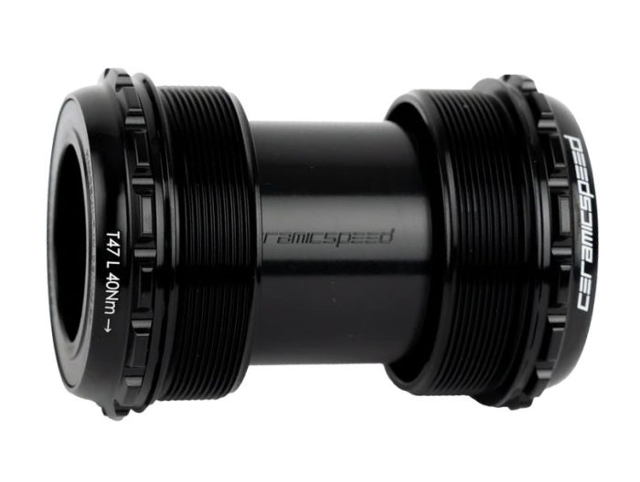 CeramicSpeed T47/68 Threaded BB Alpha, Gravel, SRAM, Black