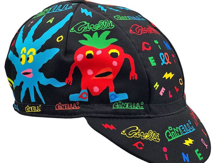 Cinelli Cycling Cap, Binkow Art, Best Friends, Black