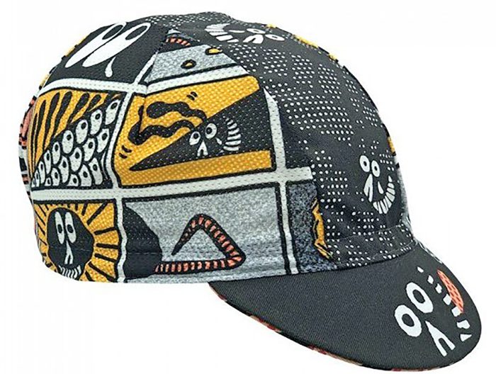 Cinelli Cycling Cap, Barton Art, Alley Mouse, black