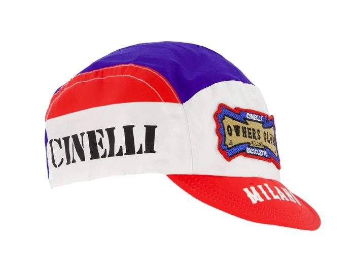 Cinelli Cycling Cap, Explorer Owners Club, Red/Blue