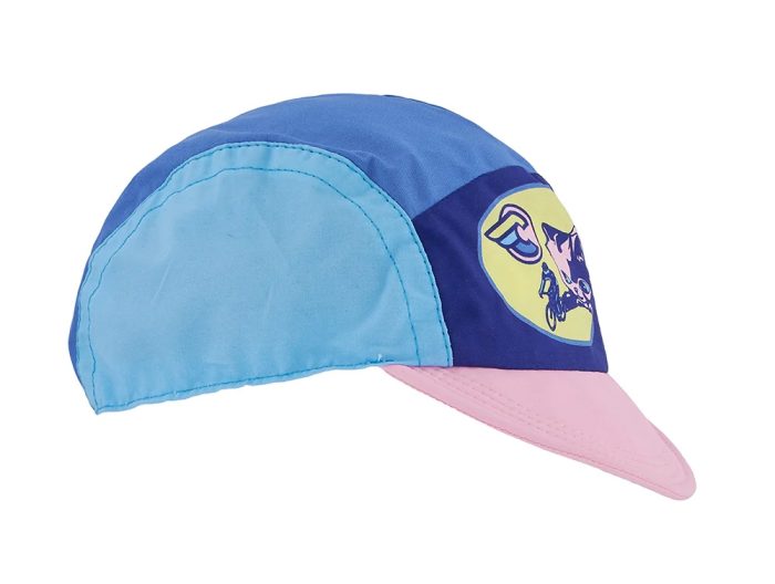 Cinelli Cycling Cap, Explorer Shana Sadeghi Ray Kitten, Blue