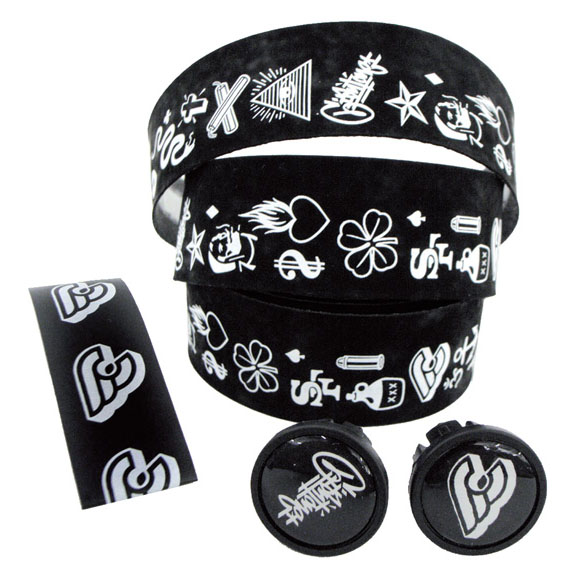 Cinelli Velvet Handlebar Tape, Mike Giant, Black - Imagen 2