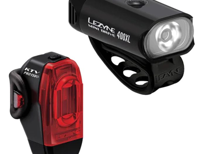Lezyne Mini Drive 400Xl and KTV Drive Pro+ Light Pair