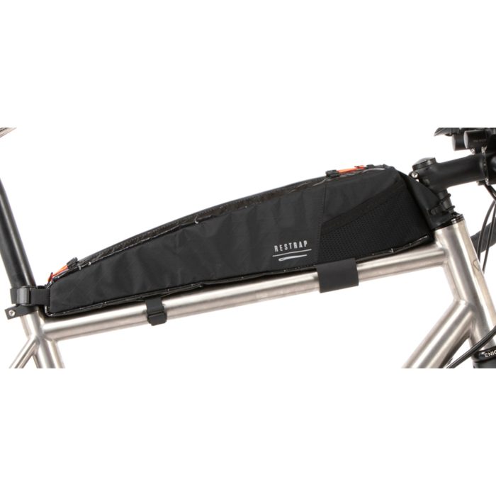 Restrap Race Top Tube Bag, Long, Black