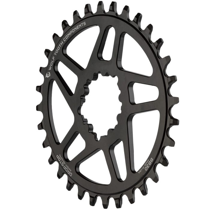 Wolf Tooth Components SRAM 3-Bolt DM Boost HG+ Chainring, 30T, Black