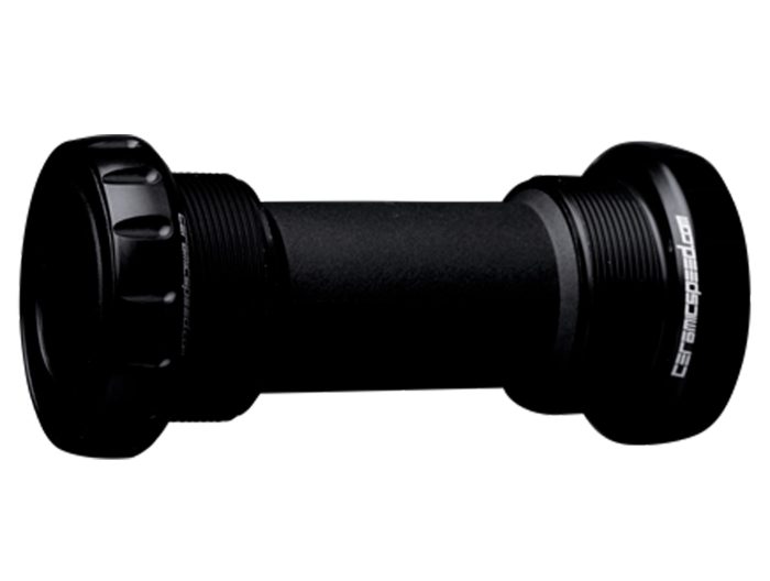 CeramicSpeed BSA Threaded BB, Gravel, 24mm Coated, Black  NLA