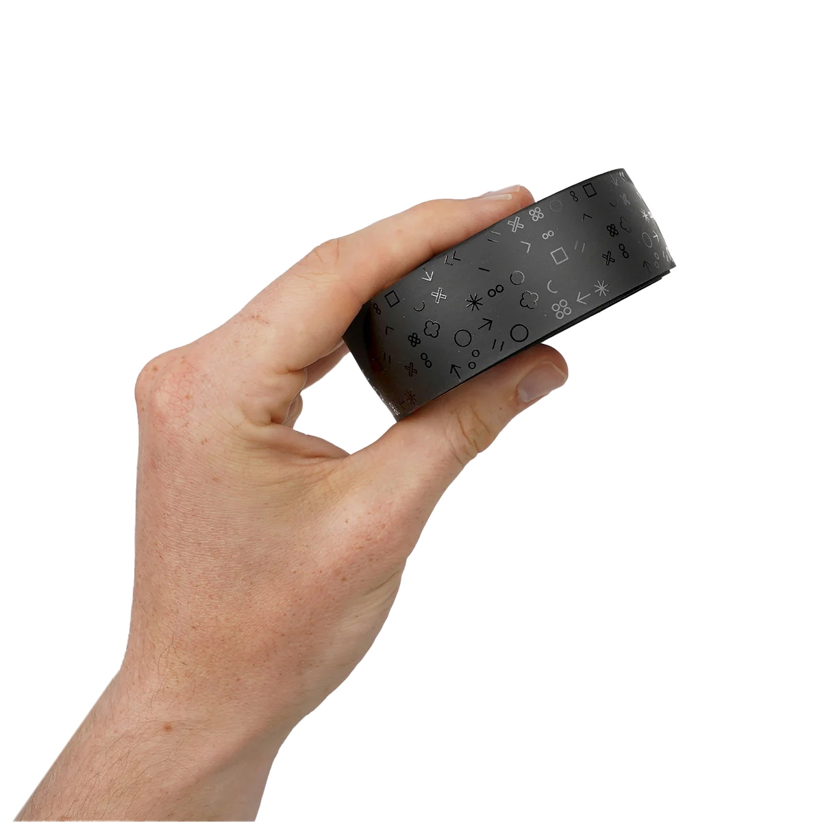 Burgh Classic Bar Tape, Hieroglyph Stealth, Black - Imagen 4