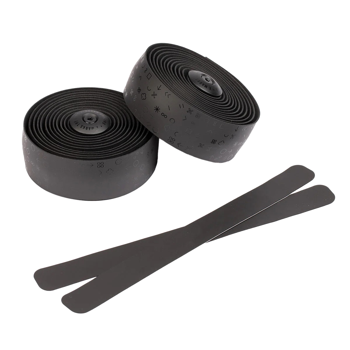 Burgh Classic Bar Tape, Hieroglyph Stealth, Black - Imagen 2