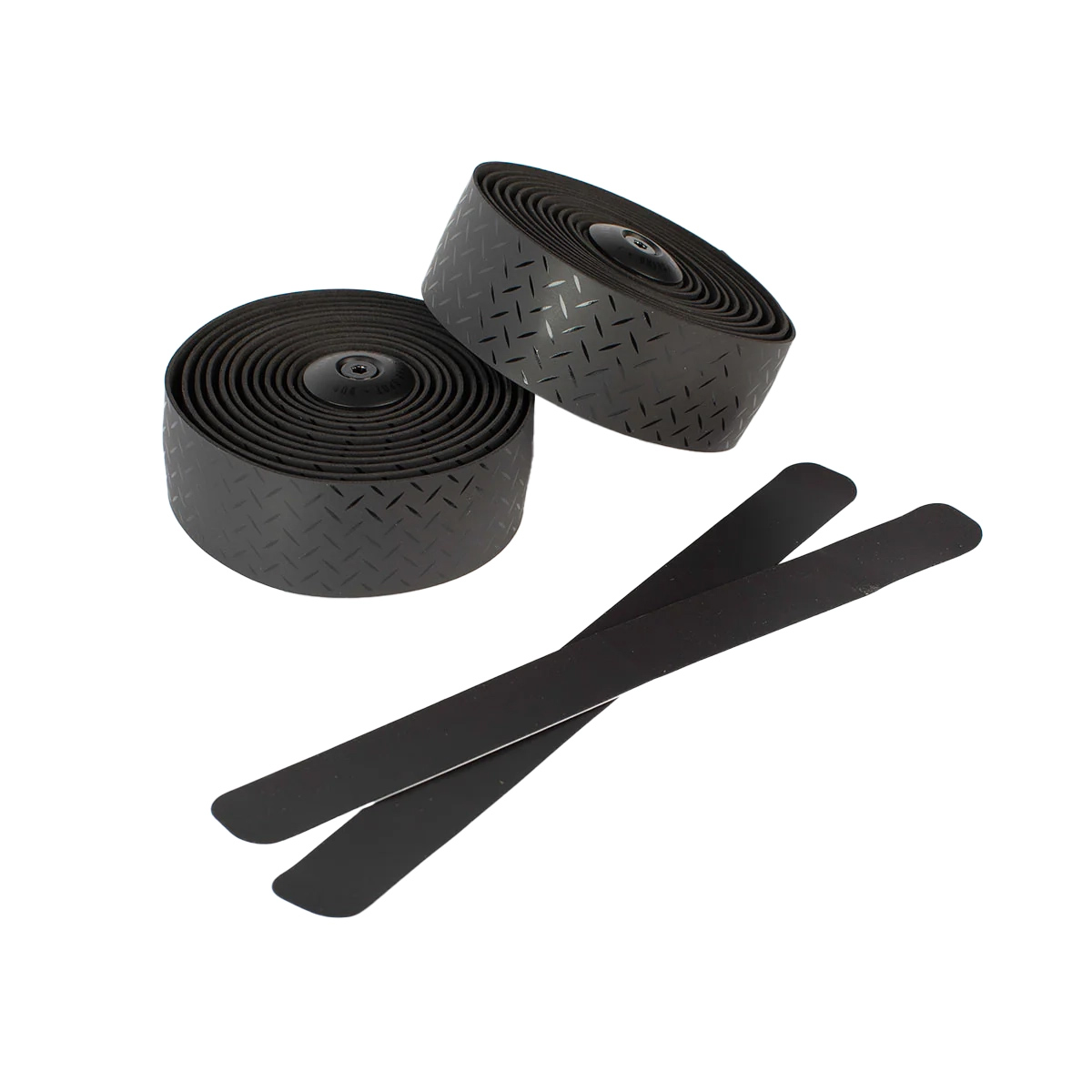 Burgh Classic Bar Tape, Checkerplate Stealth, Black - Imagen 2