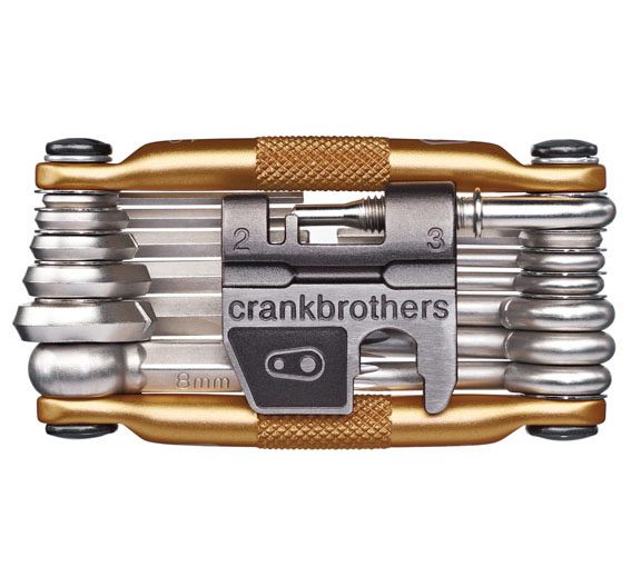 Crankbrothers Multi-19 Mini Tool with Flask, Gold