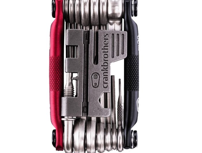 Crankbrothers Multi-20 Mini Tool, Matte Black/Red