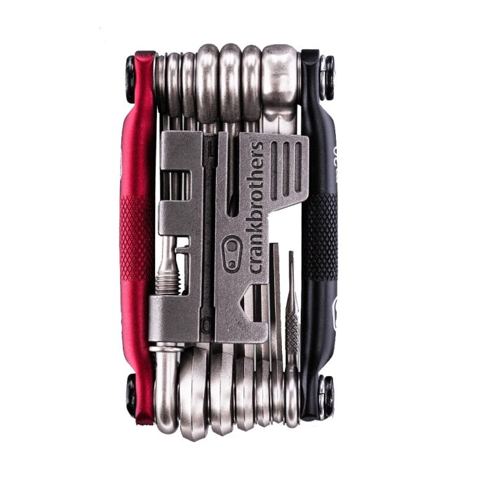 Crankbrothers Multi-20 Mini Tool, Matte Black/Red