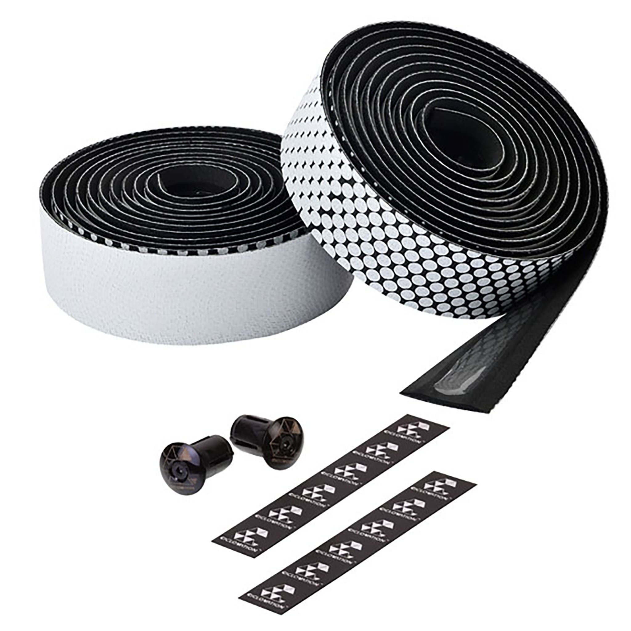 Ciclovation Leather Touch Handlebar Tape, Fusion Dot Blk/White - Imagen 2