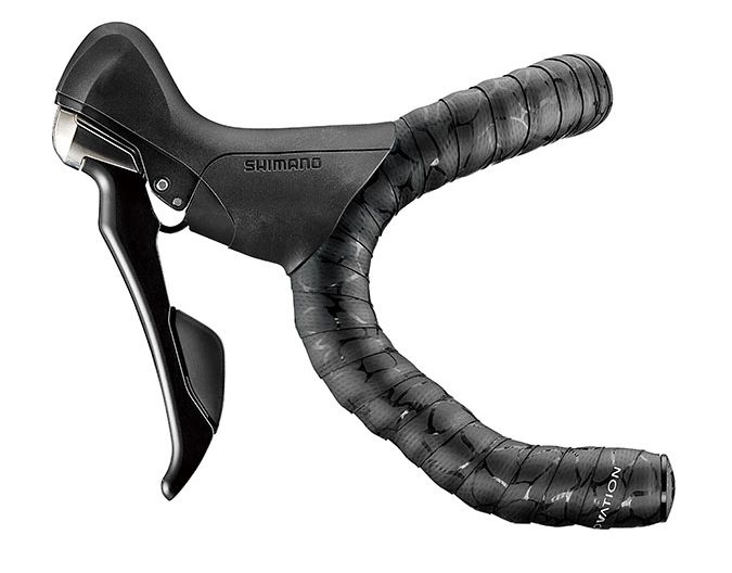 Ciclovation Leather Touch Handlebar Tape, Magma Blk/Ash