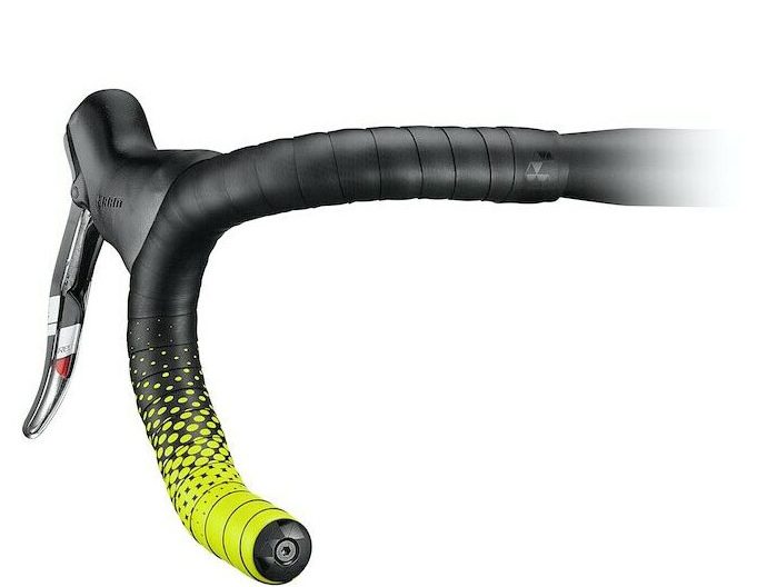 Ciclovation Advanced Leather Handlebar Tape, Fusion Neon Yellow