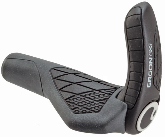 Ergon GS3 Grips, 100mm Composite Bar End, Small  NLA>