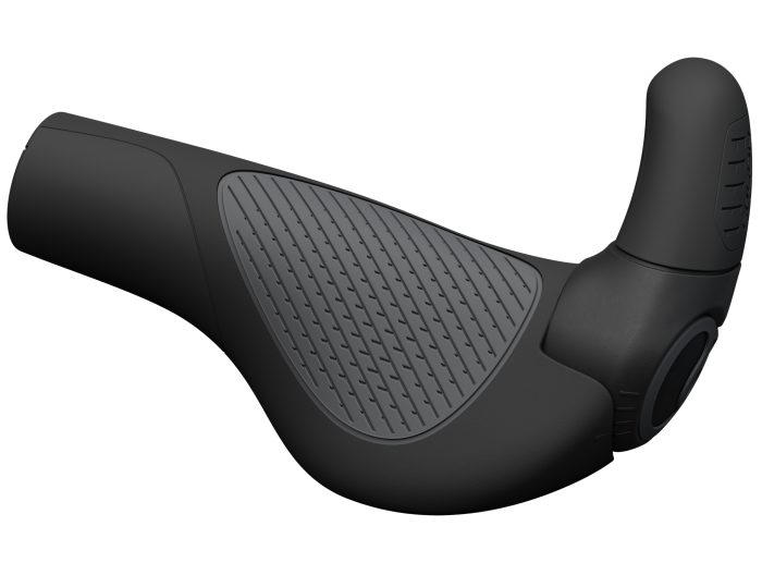 Ergon GP2 Evo Grips, Large, Black/Gray