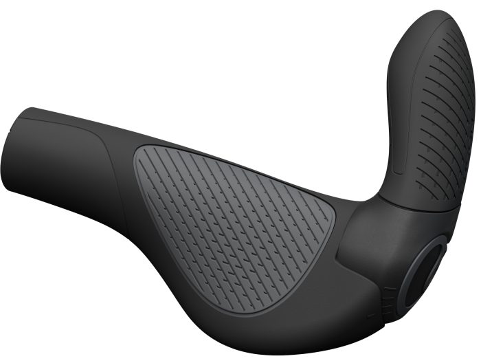 Ergon GP3 Evo Grips, Small, Black/Gray