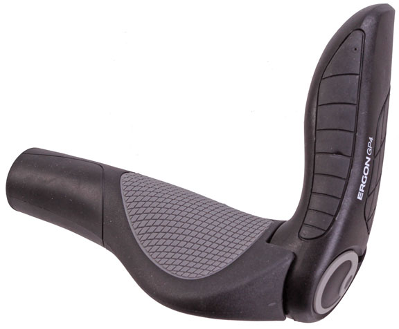 Ergon GP4 grips, 130mm Composite Bar End, Small  NLA>