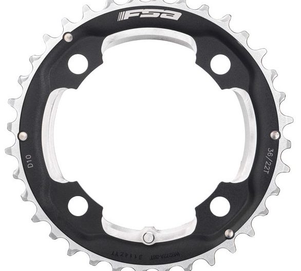 FSA Mtn 10sp Chainring, 104BCDx36T, Shim/SRAM (D-10)