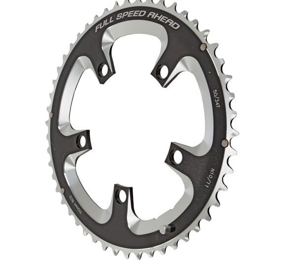 FSA Super Road Chainring, 110BCDx50T Blk N-10/11