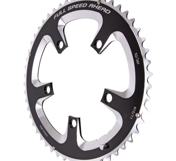 FSA Super Road Chainring, 110BCDx52T Blk N-10/11