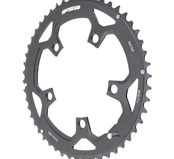 FSA Pro Road Chainring, 110BCDx50T Black N-10/11