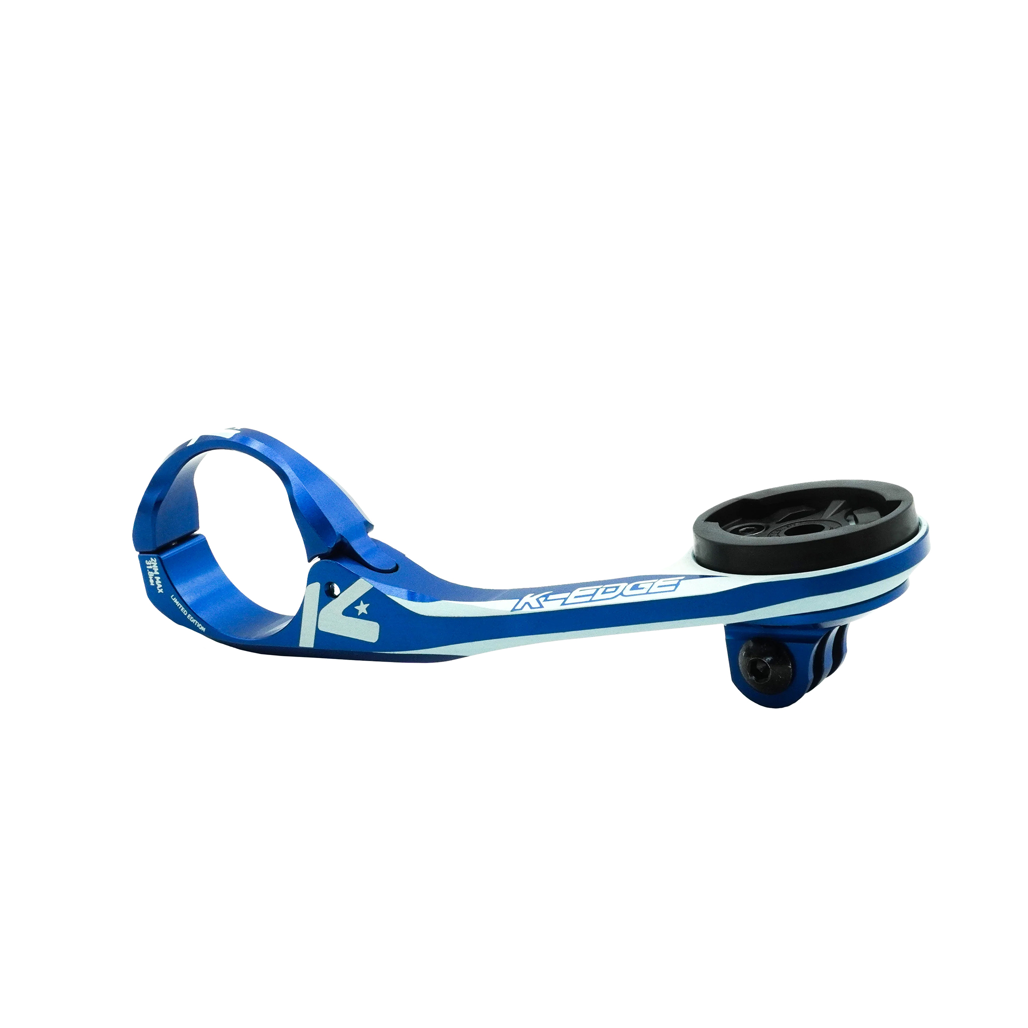 K-Edge Garmin/Wahoo Max XL Combo Mount LTD, 31.8mm, Blue