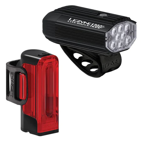 Lezyne Lite Drive 1200+ / Strip Drive Pro 400+ Light Pair