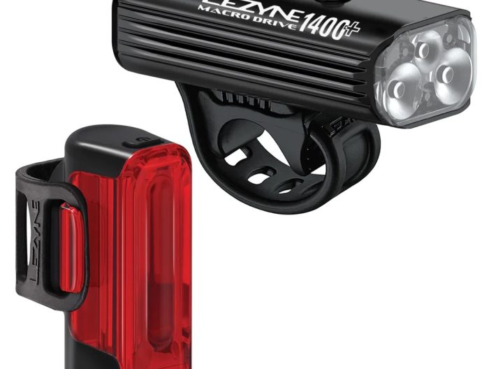 Lezyne Macro Drive 1400+ /  Strip Drive Pro 400+ Light Pair
