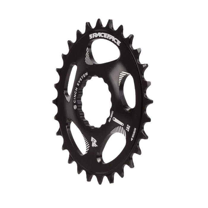 Race Face Cinch Direct Mount Oval Chainring, 28T, Black
