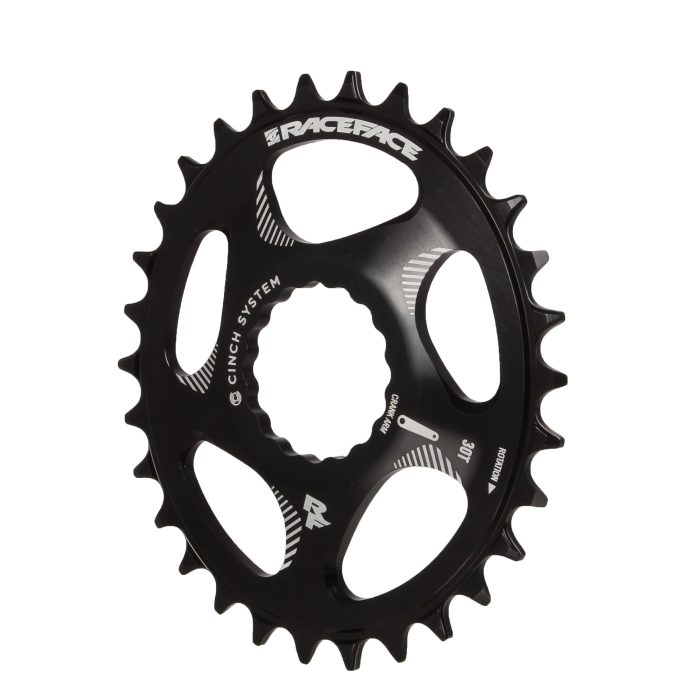 Race Face Cinch Direct Mount Oval Chainring, 30T, Black