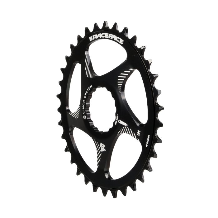 Race Face Cinch Direct Mount Oval Chainring, 34T, Black