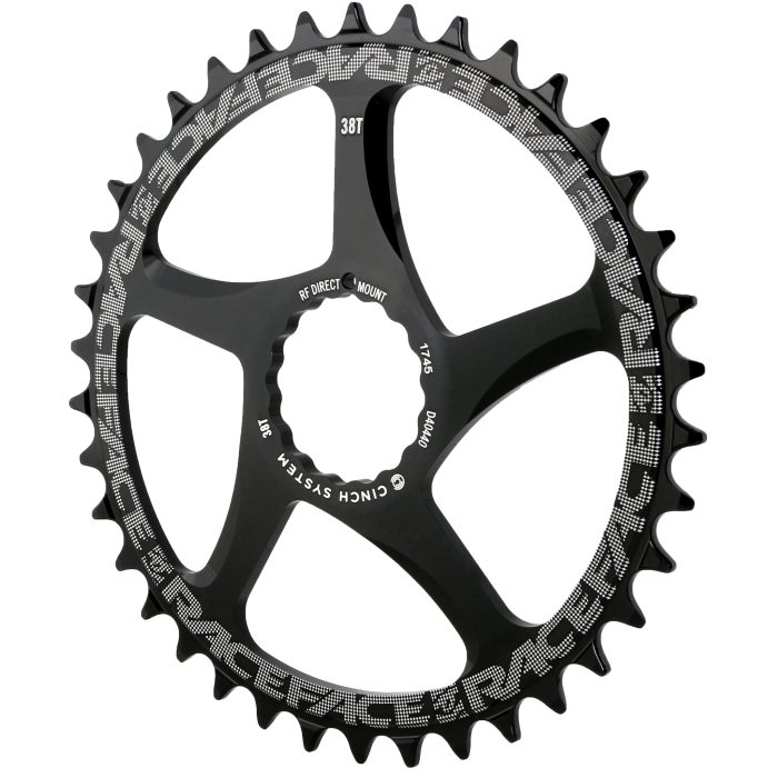 Race Face Cinch Direct Mount Chainring, 38T, Black