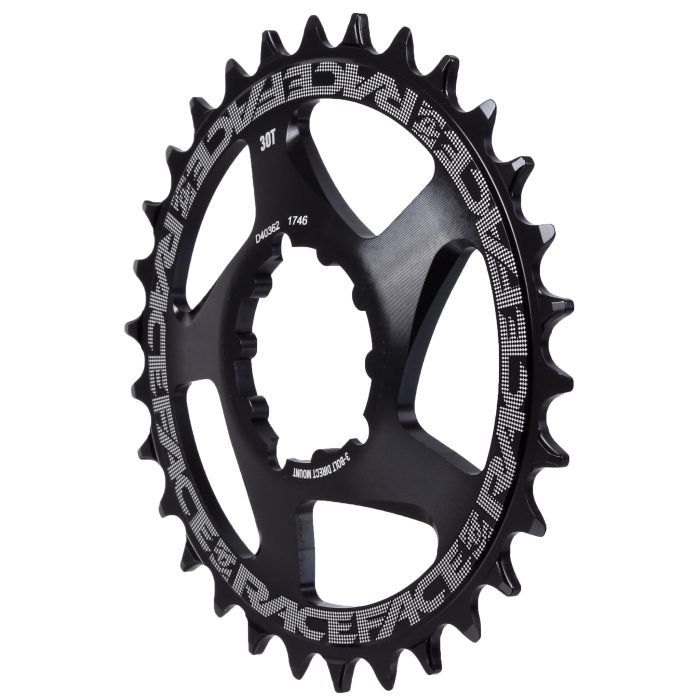 Race Face 3-Bolt Direct Mount NW Chainring, 30T, Black