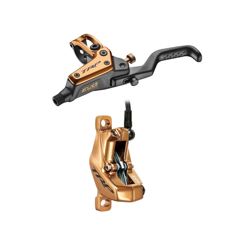 TRP DHR EVO Pro Disc Brake, Rear/Right - Gold (HD-M9040)