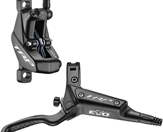 TRP DHR EVO Disc Brake, Rear/Right - Black (HD-M846)