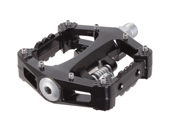 Wellgo WAM-D10 Clipless/Platform Pedals, Black - Imagen 2