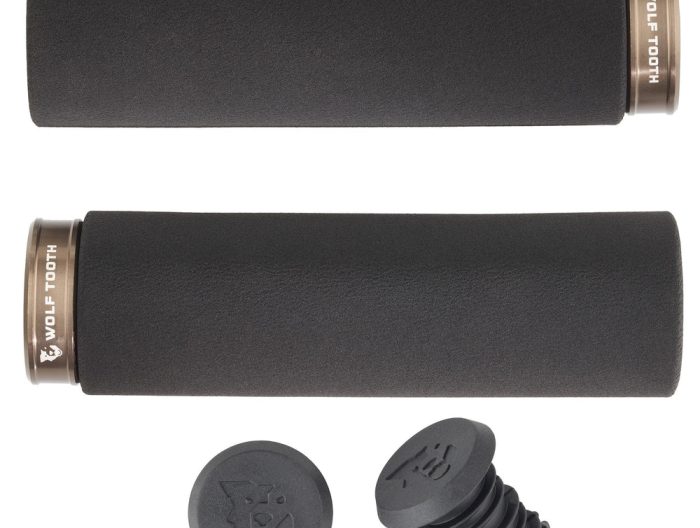 Wolf Tooth Components Lock-On Fat Paw Grip Set, Black/Espresso