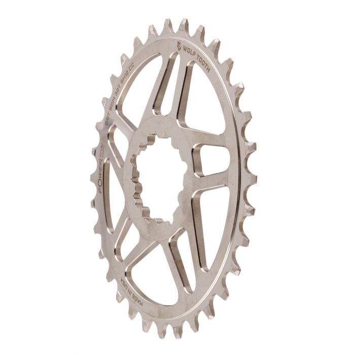 Wolf Tooth Components Elliptical SRAM 3-Bolt DM Bst HG+ CRing, 32T, Nk  NLA
