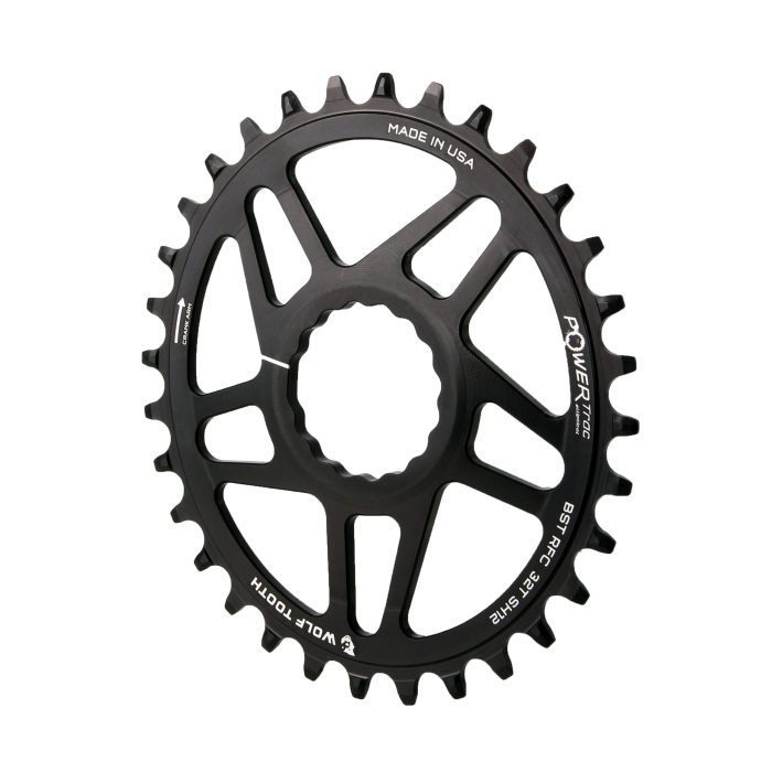 Wolf Tooth Components Elliptical Cinch Boost Chainring (HG+), 32T, Black