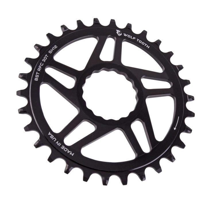 Wolf Tooth Components Cinch Boost Chainring (HG+), 30T, Black