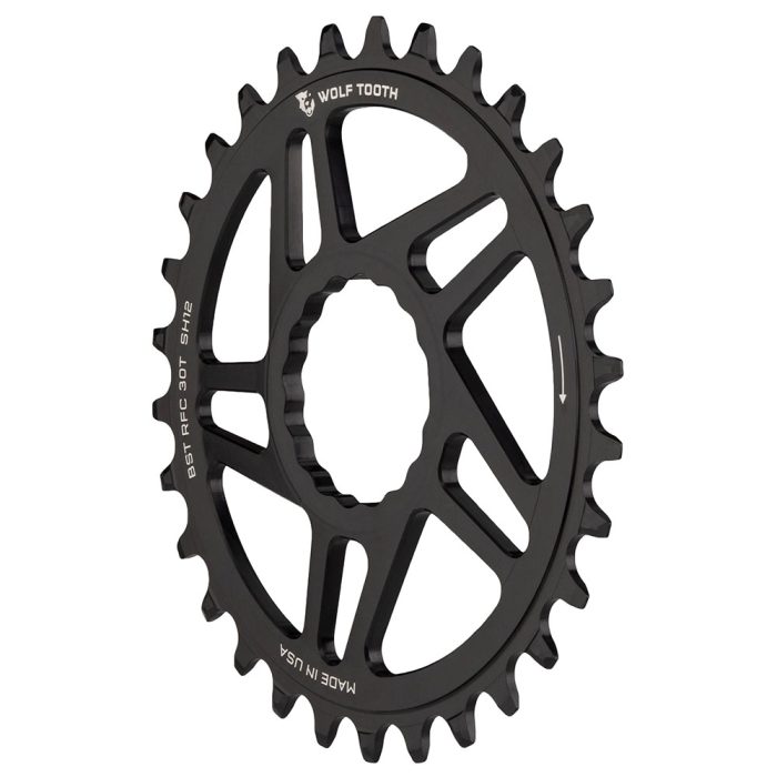 Wolf Tooth Components Cinch Boost Drop-Stop B Chainring, 28T, Black