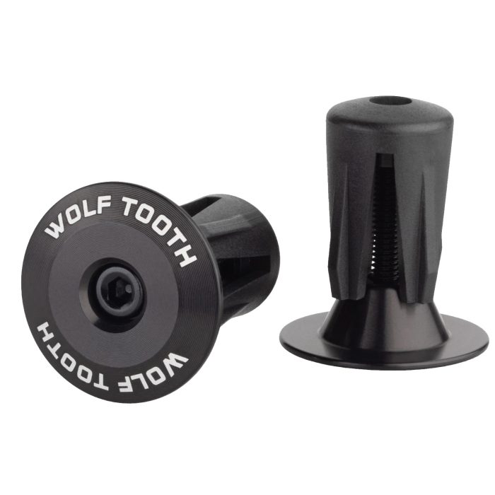 Wolf Tooth Components Alloy Bar End Plugs - Black