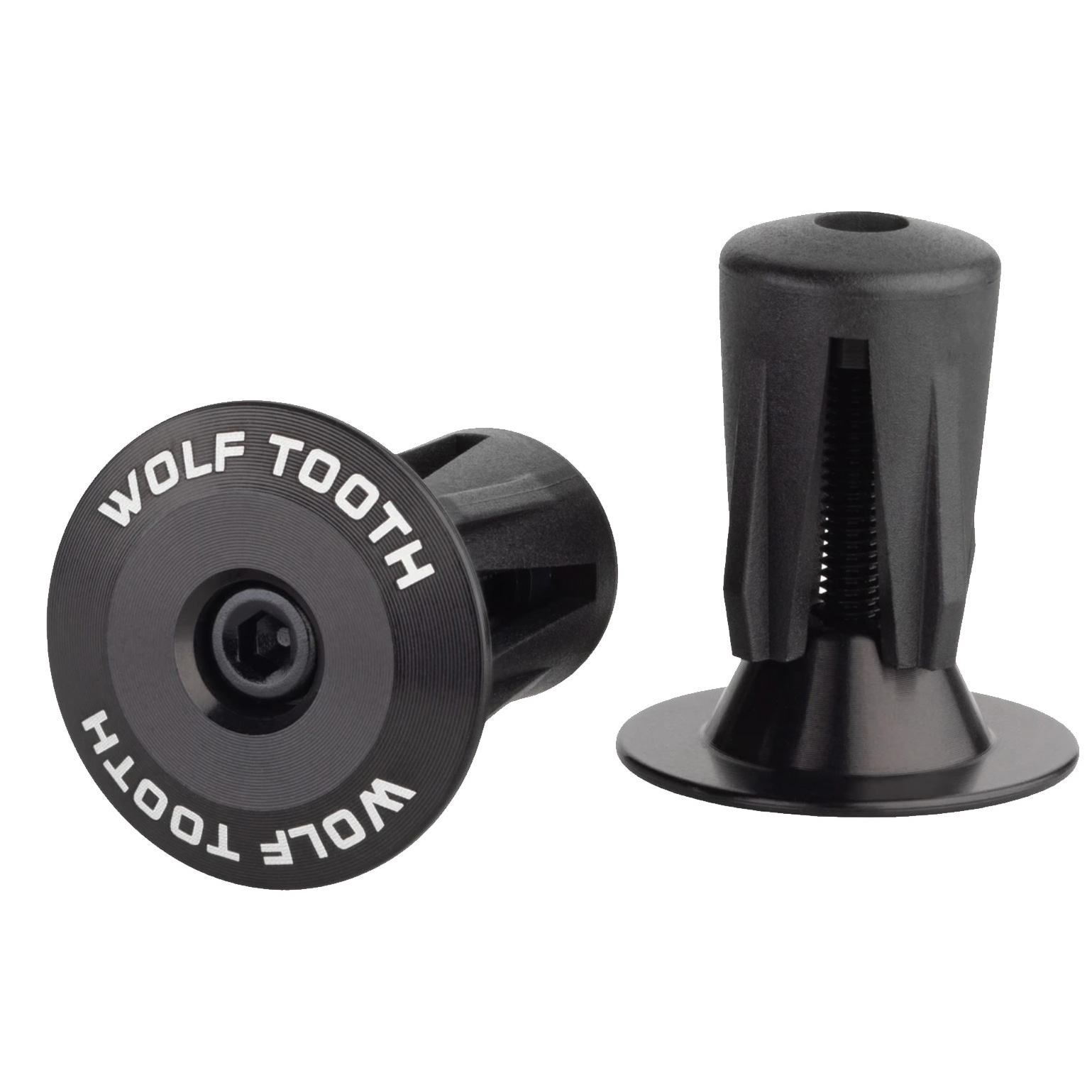 Wolf Tooth Components Alloy Bar End Plugs - Black