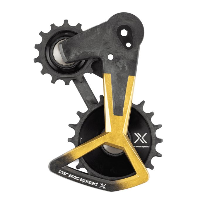 CeramicSpeed OSPW X SRAM Eagle Transmission, Black/Gold LTD