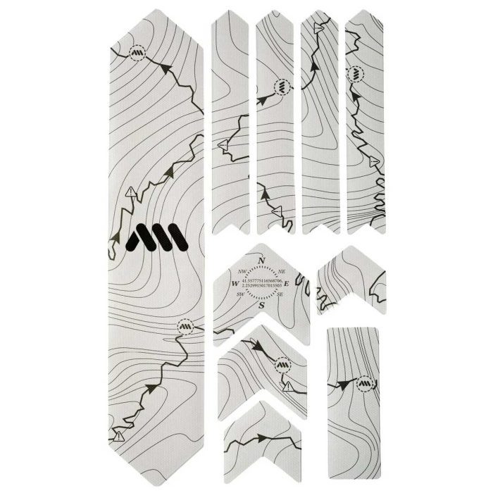 All Mountain Style Extra Honeycomb Frame Guard, Tracks Black