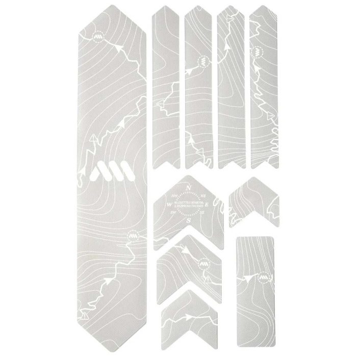 All Mountain Style Extra Honeycomb Frame Guard, Tracks White
