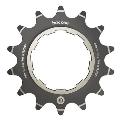 BOX Box One 3/32" CNC CrMo Cog, Black - 14t